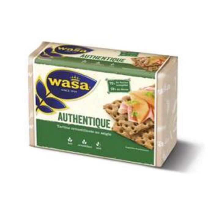 WASA L'authentique - Tartines grillées à base de seigle 275g