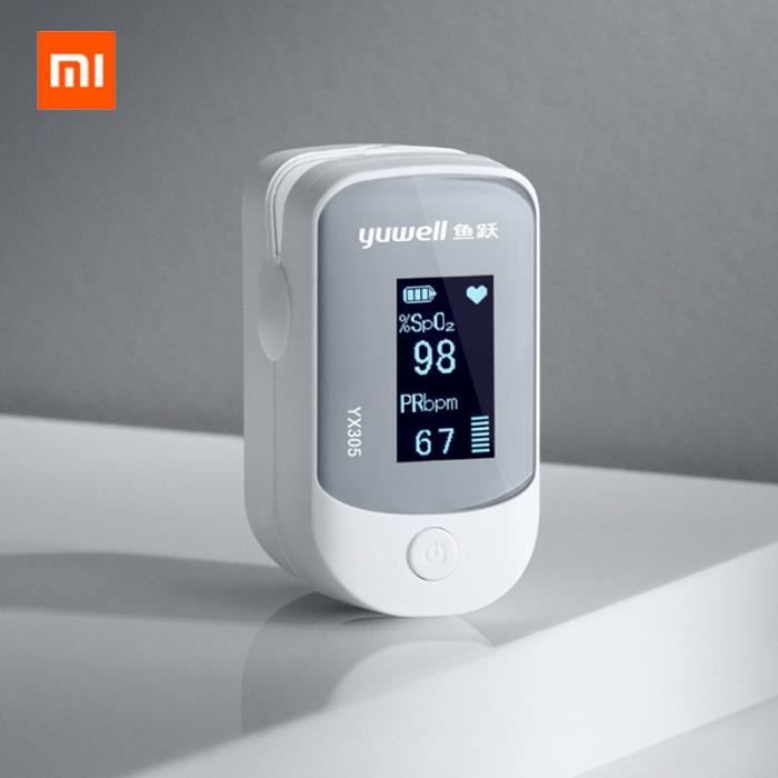 Xiaomi Yuwell YX305 Oxymèeàtre Écran OLED d'origine pour oxymètre de pouls digital Soins aux aînés pour la santé