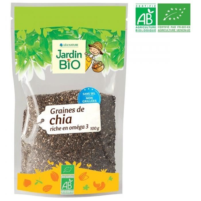 JARDIN BIO Graines de chia bio - 100 g