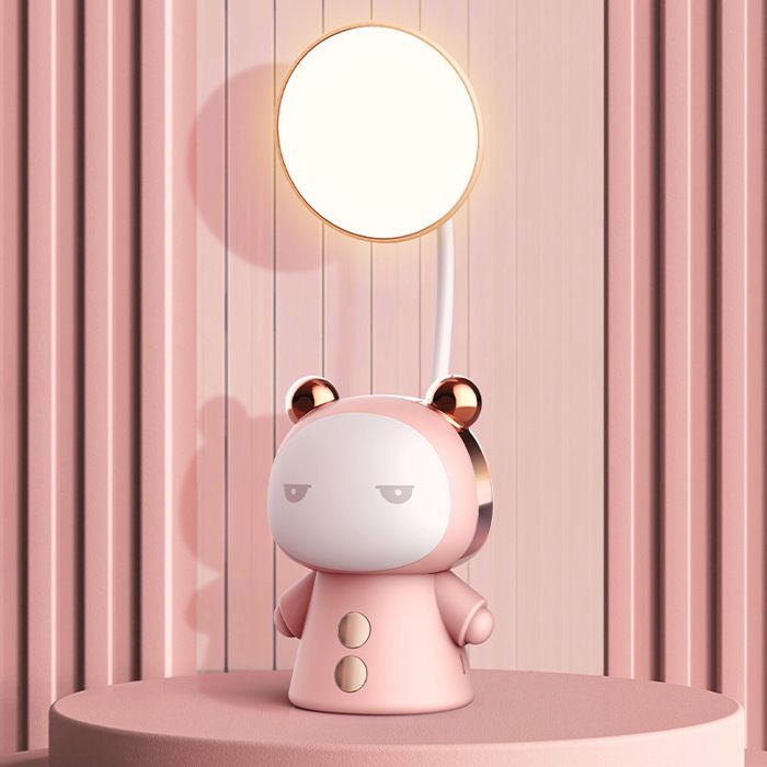 Lampe de bureau LED lampe de lecture USB rechargeable veilleuse de sommeil lampe de bureau rose