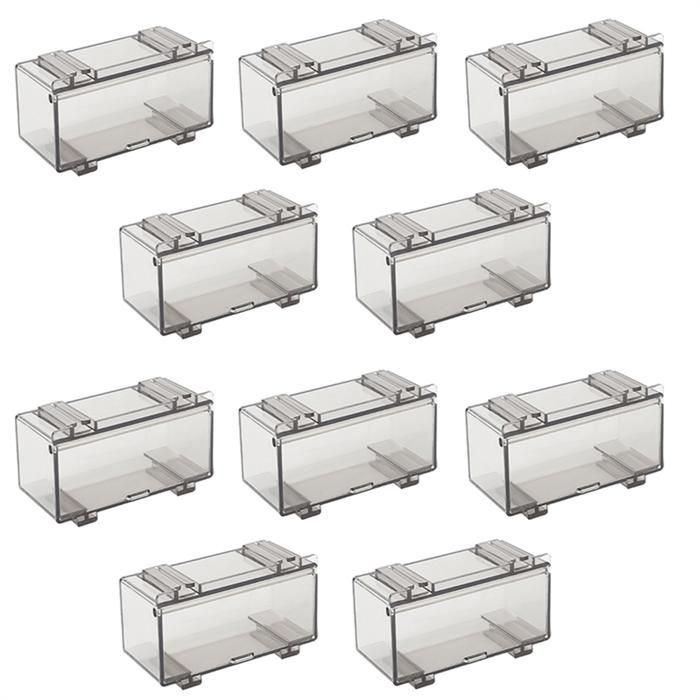 Lot De 10 Dés Polyédriques D10 En Acrylique - 10 Faces, 15 Mm - Couleurs Bicolores - Pour Jeux De Rôle Et Jeux De Table - Débutants à Experts