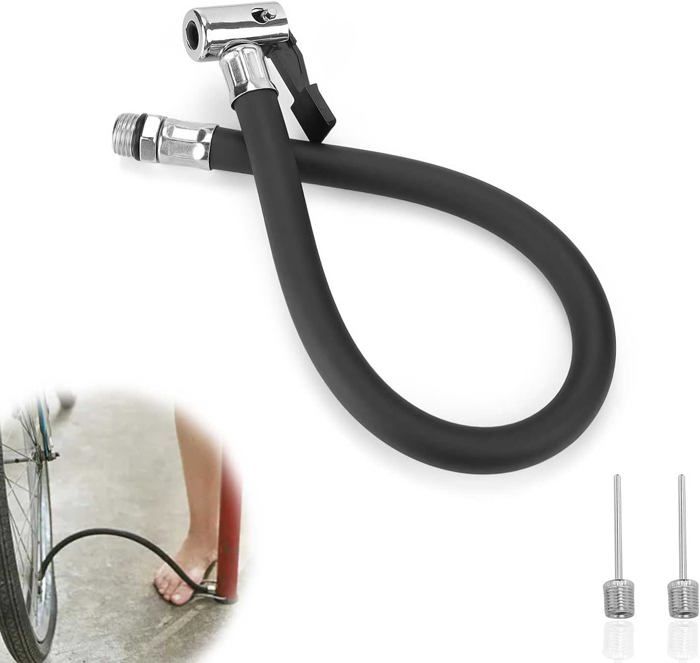 Guide Tronconneuse AORHOFJ Tuyau De Gonflage Des Pneus 36cm Adaptateur De Tuyau De Gonfleur De Pneu Remplacement De Gonflage Tuyau D'air Adaptateur Pour Moto Vélo Voiture Pneus De Gonflage Sur Camion Pistolet