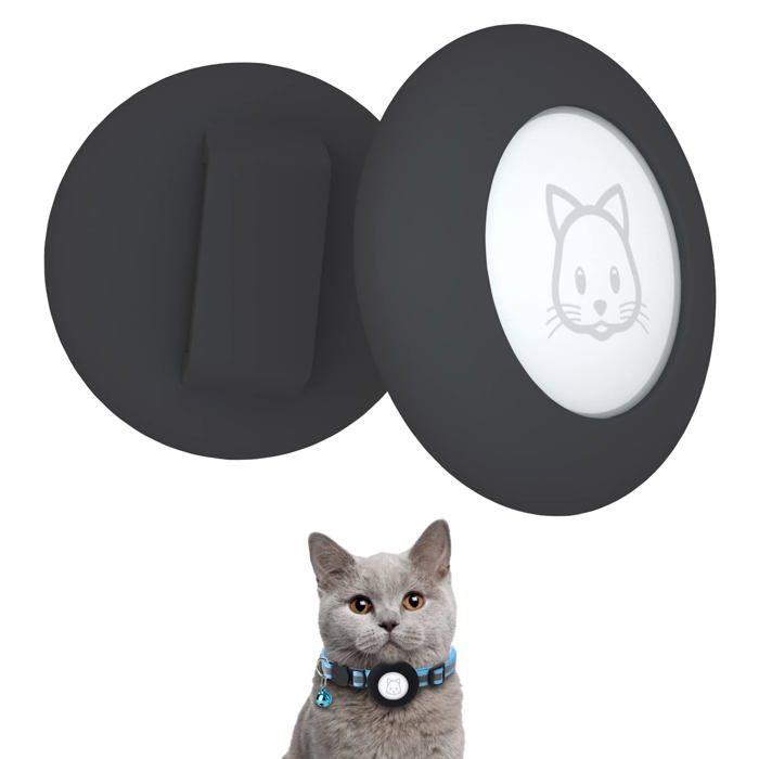 Comparer les prix de Lot de 2 Colliers de Protection étanches pour Chat Compatible avec Apple Airtag - pour Collier d'animaux de Compagnie de Moins d