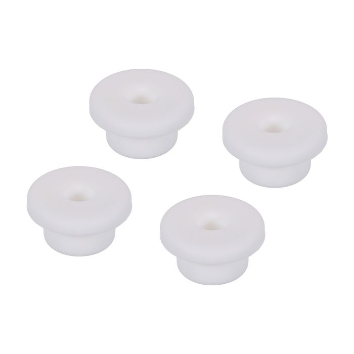 Sourcing Map Lot De 6 Oeillets Caoutchouc Ovale Pour Caches Latéraux Moto - Grand Et Petit Modèle