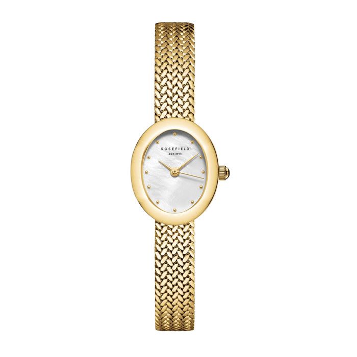 Montre femme ROSEFIELD Mini Oval Gold Acier doré Cadran