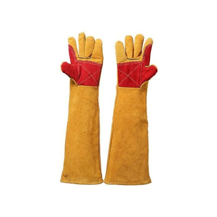 Comparer les prix de Gants de protection pour la Manipulation des Animaux qui sont Résistantes à la Morsure la Peau est Épaisse 45cm multi-couleur