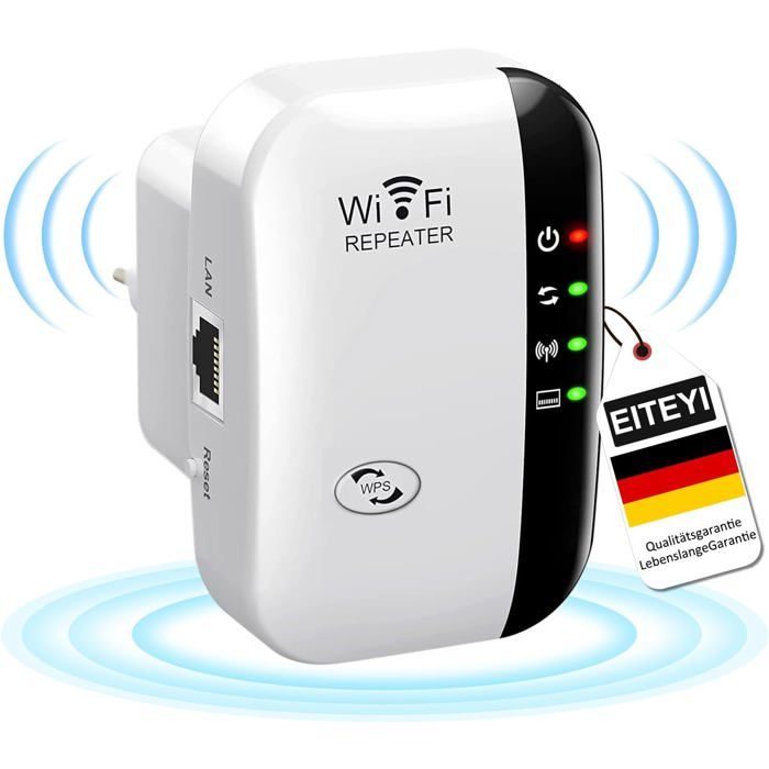 2025 EITEYI Powerful WiFi Repeater 300Mbps, Powerful WiFi Amplifier 2 ...