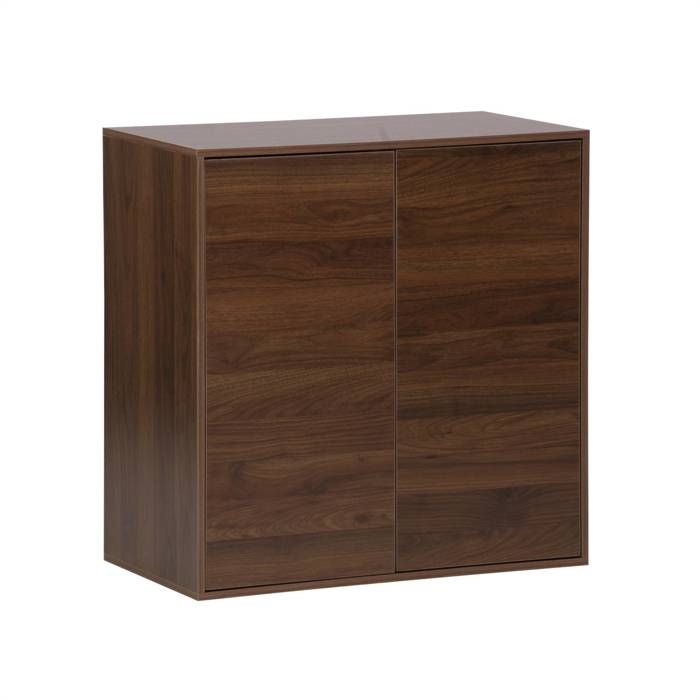 Module De Rangement Bas Buffet. module de rangement noyer décor bois 2 portes L 70 x P 35 x H ...