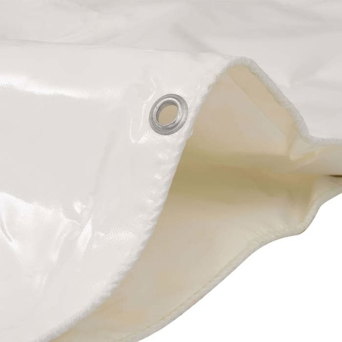 Bâche 650 g / m² 4 x 5 m Blanc--Mothinessto3916