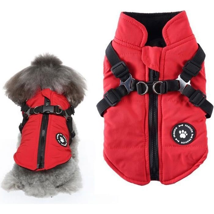Comparer les prix de Veste pour Chien - VIPITH - Modèle dHiver - Imperméable - Taille L - Rouge-keeper