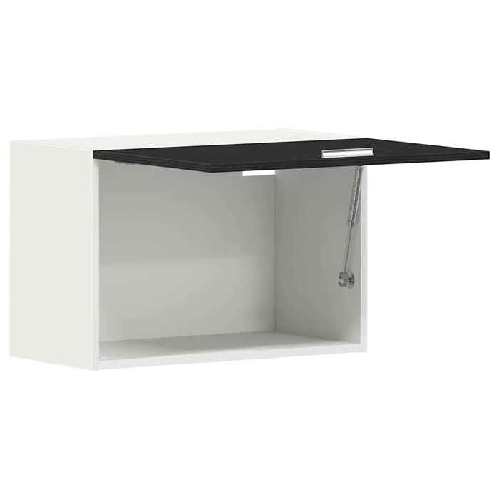 Printemps 2026 SoldesCabinet suspendu - Armoire pour mur de cuisine - avec rangement - Lyon Chêne noir 60 x 31 x 40 cm 5621867