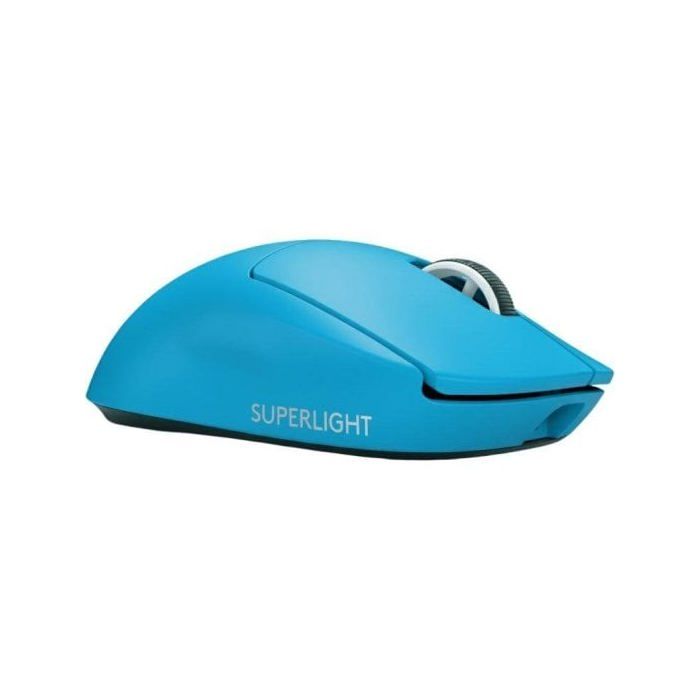 Souris gaming - LOGITECH - G PRO X SUPERLIGHT 2 LIGHTSPEED - 60 g - 44000 DPI - Cyan (Éd. Limitée)