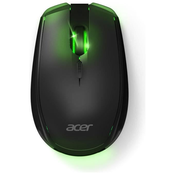 Acer Gaming SENSE GM1300 ABS revêtue de Caoutchouc LED 7 Couleurs 4 Boutons 6400 dpi 32 DPI câble recouvert de Tissu