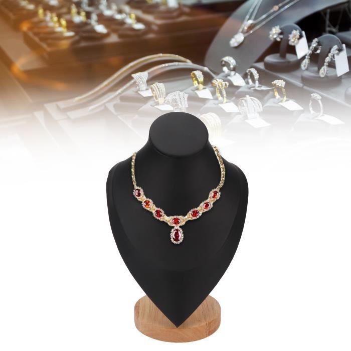 Présentoir De Collier En T Métal Avec Base Marbre - Organisateur Bijoux Élégant Pour Colliers Et Boucles D'Oreilles