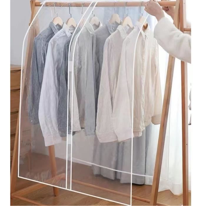 Housse De Vetement Penderie Housses Vêtements Nutmanel 6 Pièces - 60x120cm Transparentes - Anti-Poussière Imperméables Sacchetti Per Vestiti Housse De Vetement Penderie Housses Vêtements Nutmanel 6 Pièces - 60x120cm Transparentes - Anti-Poussière Imperméables Sacchetti Per Vestiti