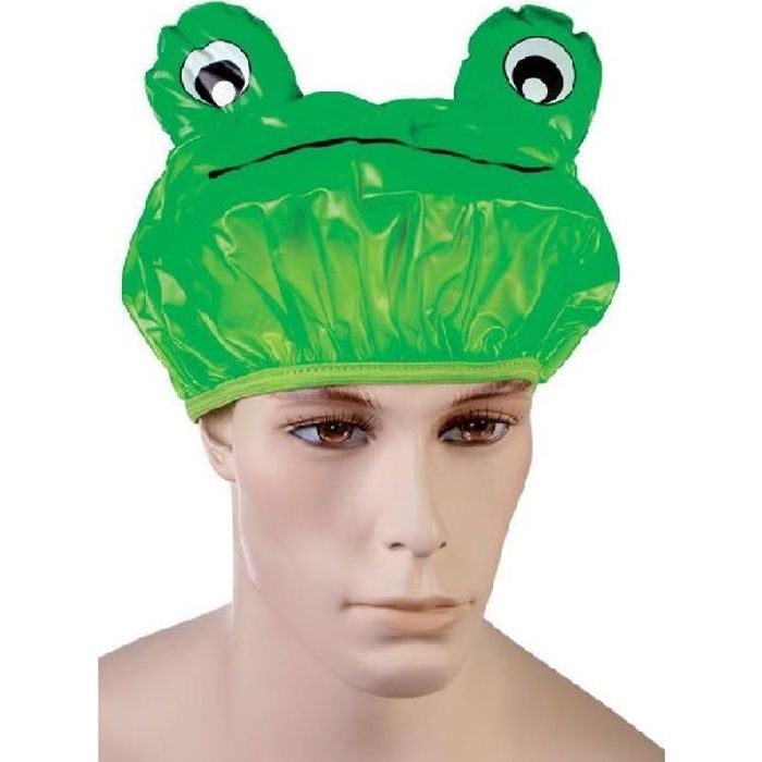 Bonnet De Bain Grenouille Pvc U Achat Vente Chapeau Perruque Cdiscount