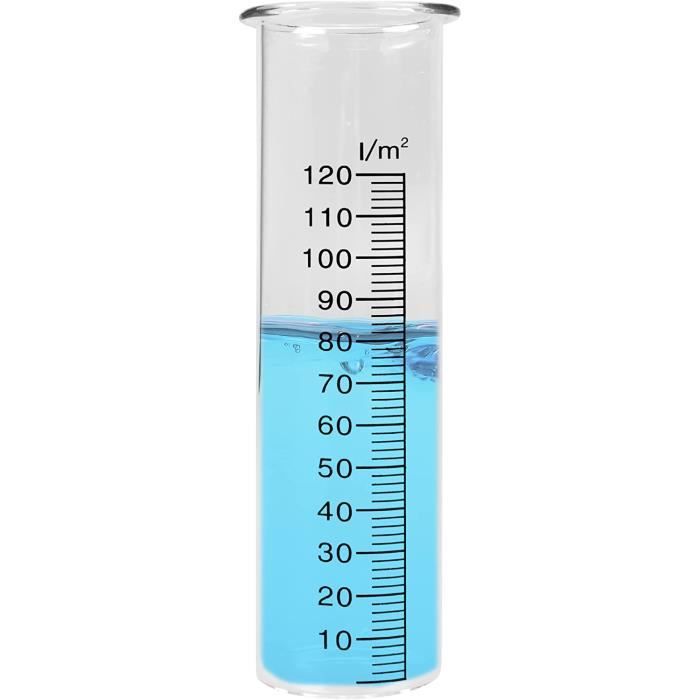 BAIFULAI Lot De 2 Pluviomètres En Verre De Rechange Pour Les
