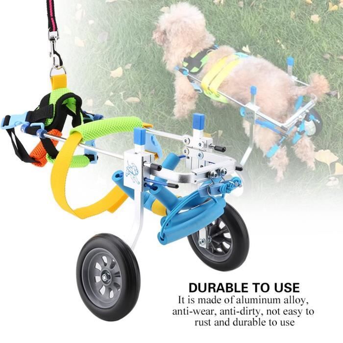Romantic Pet Fauteuil Roulant Chien Reglable Fauteuil Roulant