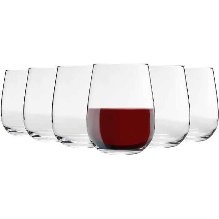 Odoria Lot De 12 Verres à Vin Miniatures 1/12 – Accessoire Pour Maison De Poupée, Rouge, 1 Cm