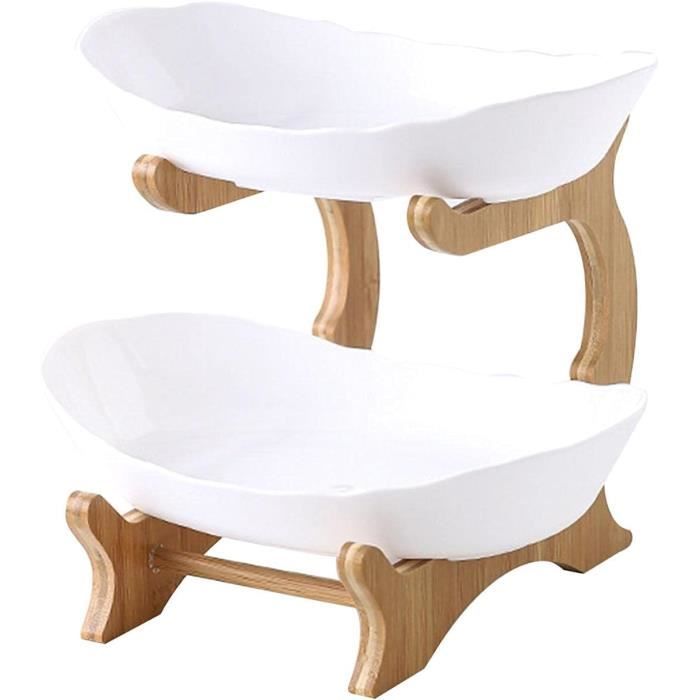 Corbeille à Fruits 5 Étages Métal - Noir - 40 Cm De Haut - Organisation Cuisine - Stockage Fruits Légumes Snacks