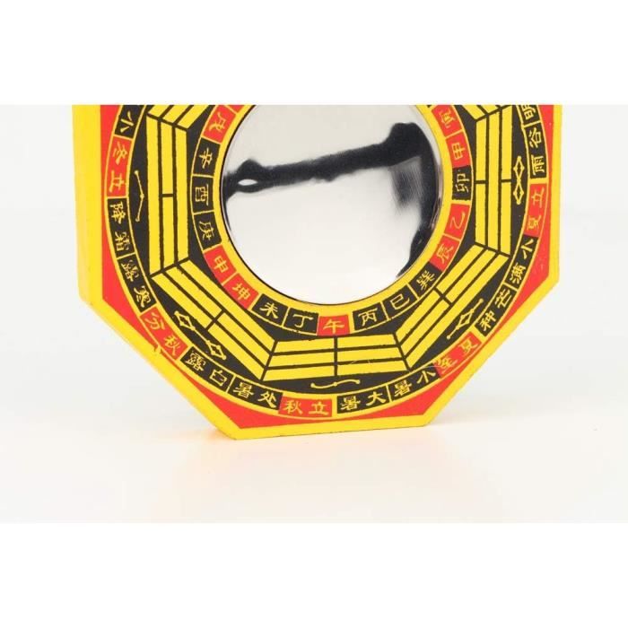 Miroir Bagua Feng Shui En Laiton – Miroir Convexe De Protection énergétique (8,2 X 7,7 Cm) Pour Maison, Bureau, Porte D’entrée