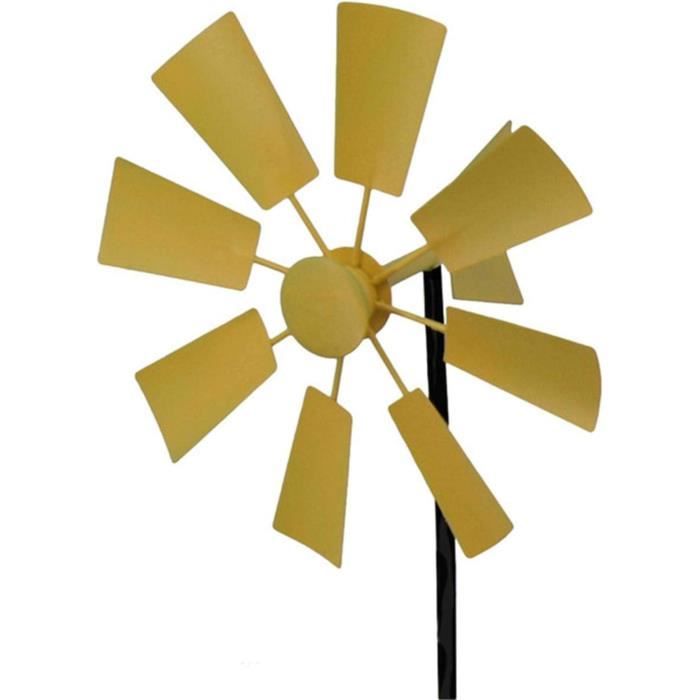 Moulin à vent Jardin métal Fleur Vondilane D48cm - Flora Déco Moulin à vent Jardin métal Fleur Vondilane D48cm - Flora Déco