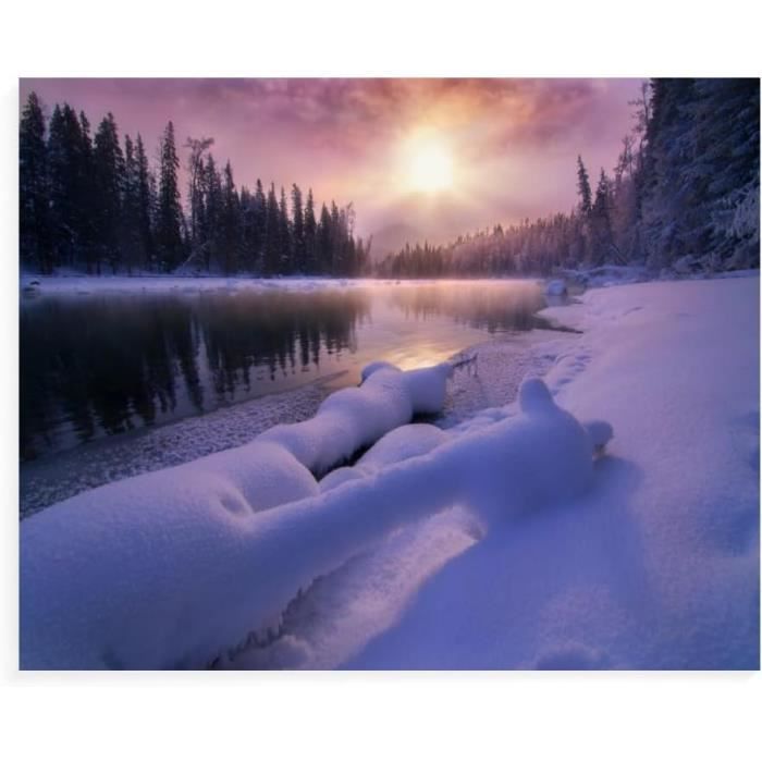 GOUGOUFAFA Paysage Diamond Painting Adulte- 5D Broderie Plage Diamant