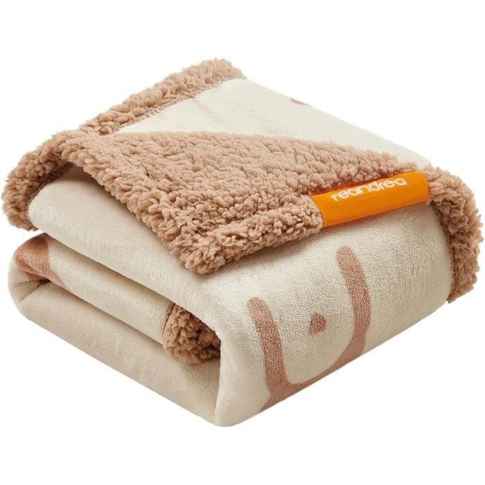 Lannvan Couverture Chien, Plaid Chien Chat (L, 152 X 127 Cm), Couverture Imperméable Canapé