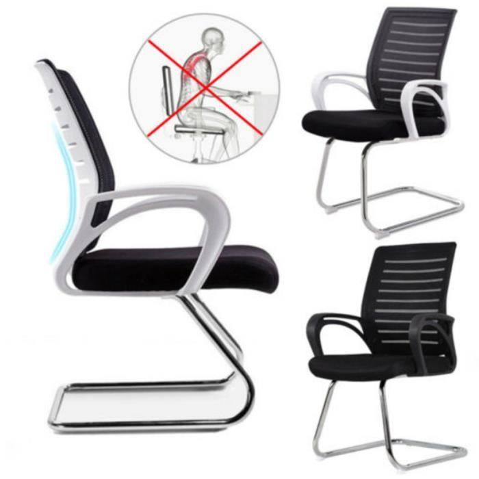 Fauteuil de bureau sans roulette - Cdiscount