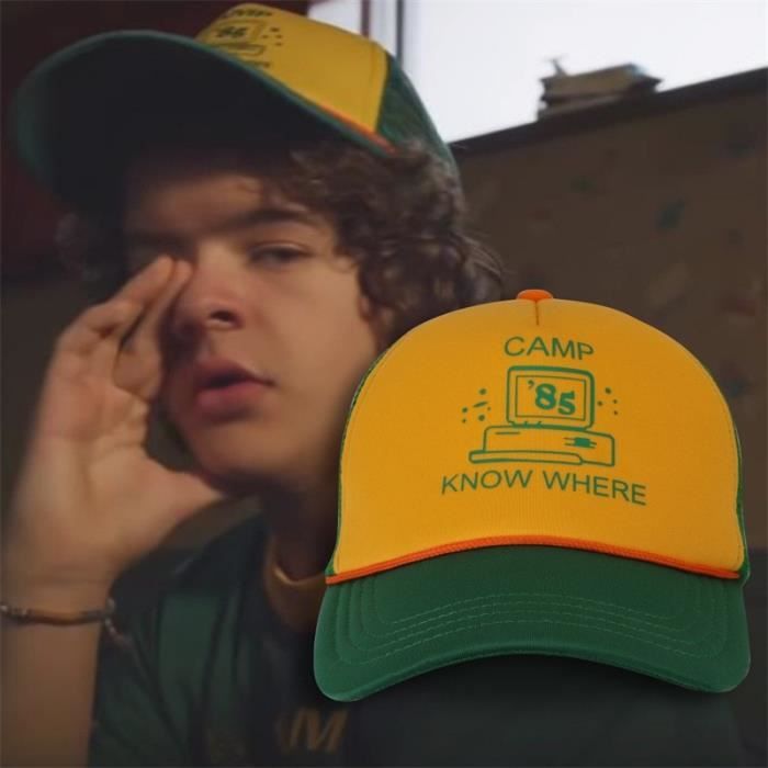 Stranger Things 3 Dustin Cosplay Chapeau Camp Know Where Stranger Things Casquettes Reglables Casquette De Baseball Achat Vente Chapeau Bob 2008921049595 Soldes Sur Cdiscount Des Le 20 Janvier Cdiscount