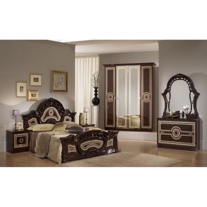 Chambre A Coucher Model Sara Marron Fonce Achat Vente