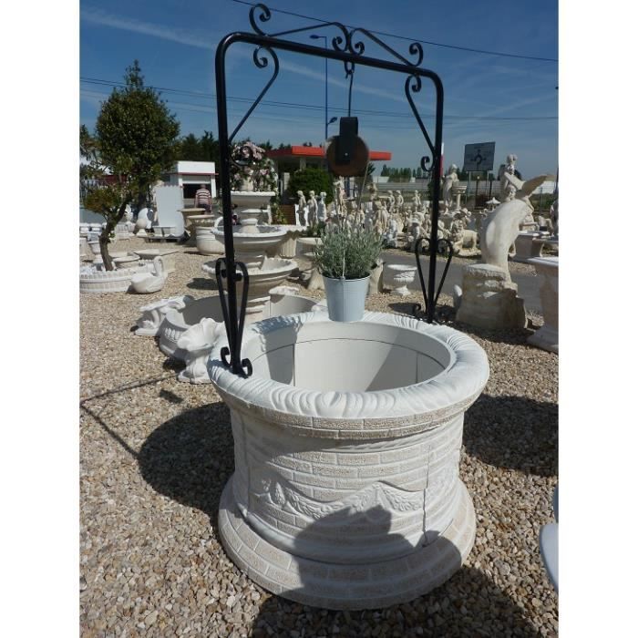 grand puits beige cdiscount jardin