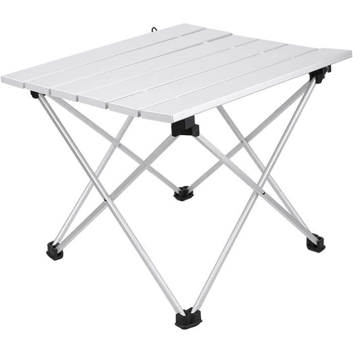 Outtec Table Pliante Caping Avec 4 Chaises De Caping - 120 X 60 C