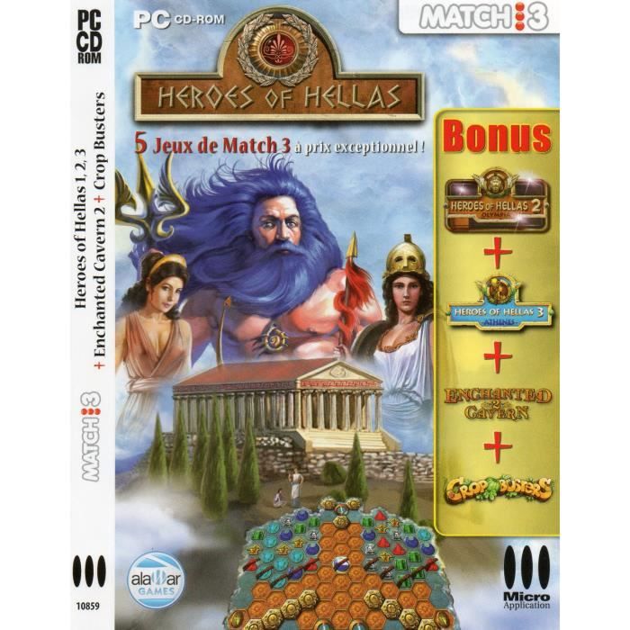 Heroes Of Hellas . 5 Jeux De Match 3