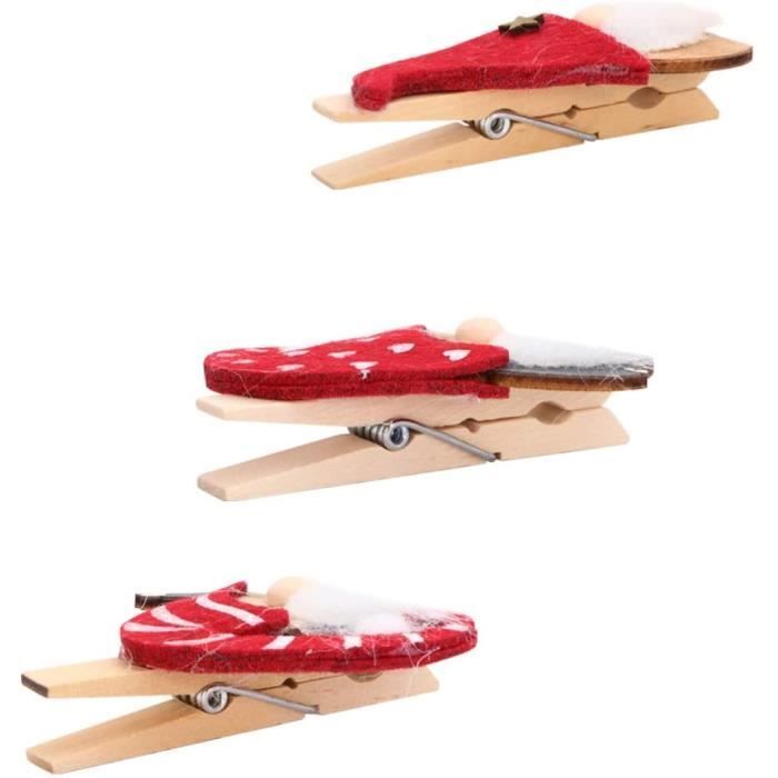 70 Clips De Noël Métalliques Colorés - Pour Marque-pages, Déco, Organisation - Lot Multicolore