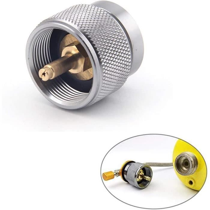 Raccord Adaptateur Pour Réchaud Camping Gaz - Kit Avec Tuyau, Pour Brancher Sur Bouteille