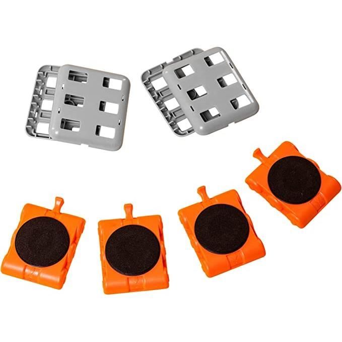 Lot De 4 Patins De Ponçage Diamant 50 Mm Pour Marbre Et Granit - Grains 50 à 400, Pour Polissage à Sec