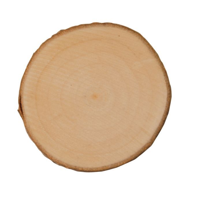 Wakauto Lot de 50 rondelles en bois rondes non finies pour l'artisanat artisanal 6 cm 