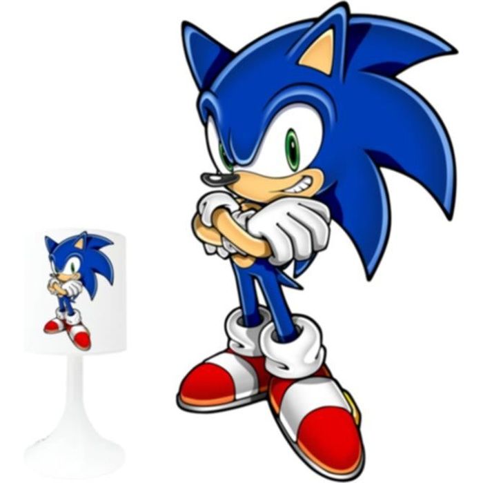 3Pack Sonic Hedgehog Lampe 3D Illusion Veilleuse-16 Variations De Couleurs/1 TéLécommande-Décoration De Chambre Créatif Figurine Anime Cadeaux Pour Enfants Garçons Hommes Sonic Fans 