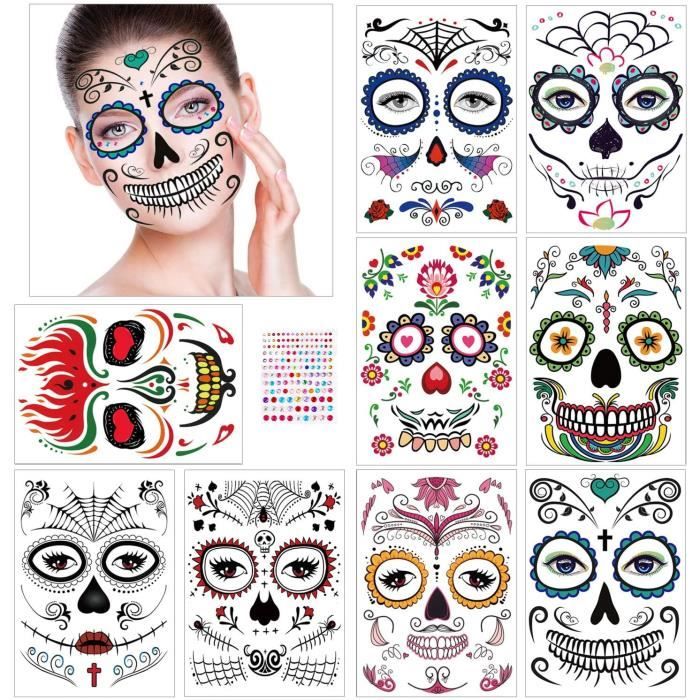 DIYDEC Lot De 199 Autocollants De Tatouage De Pâques En Vrac