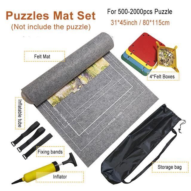 H25 Puzzles tapis Puzzle rouleau feutre tapis je... - Grandado H25 Puzzles tapis Puzzle rouleau feutre tapis je... - Grandado