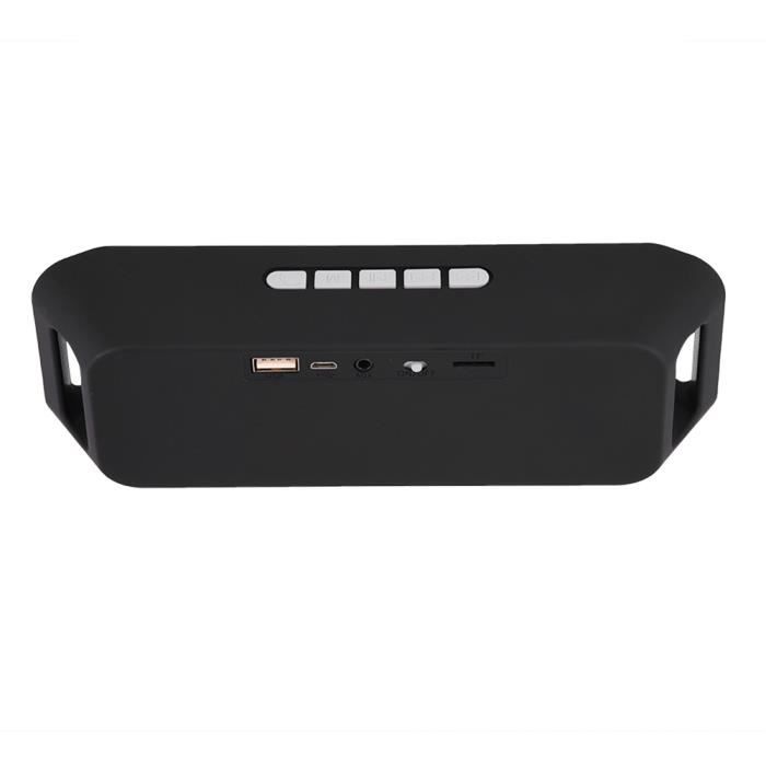 Muzili Enceinte Bluetooth pour Voiture Appel Mains Libres/3.5 mm Port d’AUX/Cran d’USB/Cran de