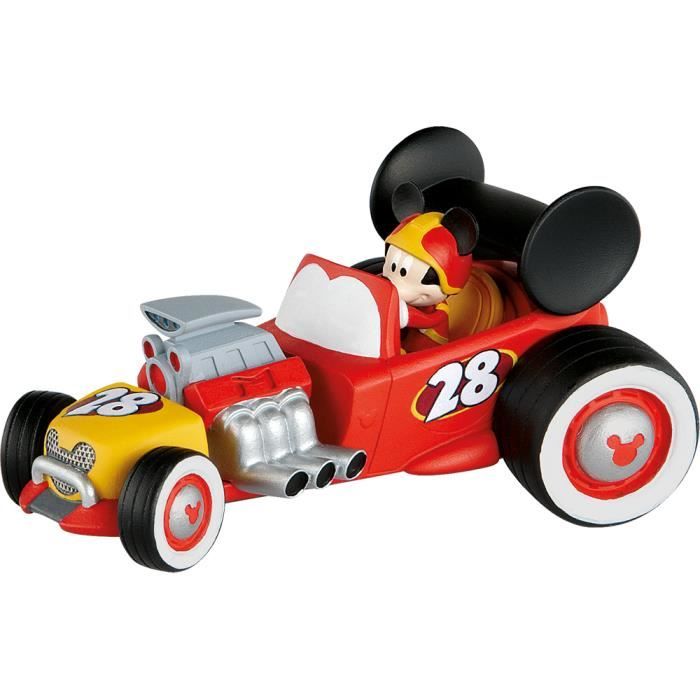 Figurine - BULLYLAND - Mickey Mouse Pilote de Course dans Voiture - 5,5 cm  - Licence Disney Junior - Cdiscount Jeux - Jouets