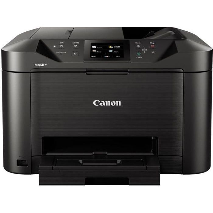 Canon Imprimante multifonction 4 en 1 MAXIFY MB5150 – Jet dencre  – Couleur – Ecran tactile 3.5 – Recto/Verso – WIFI – A4