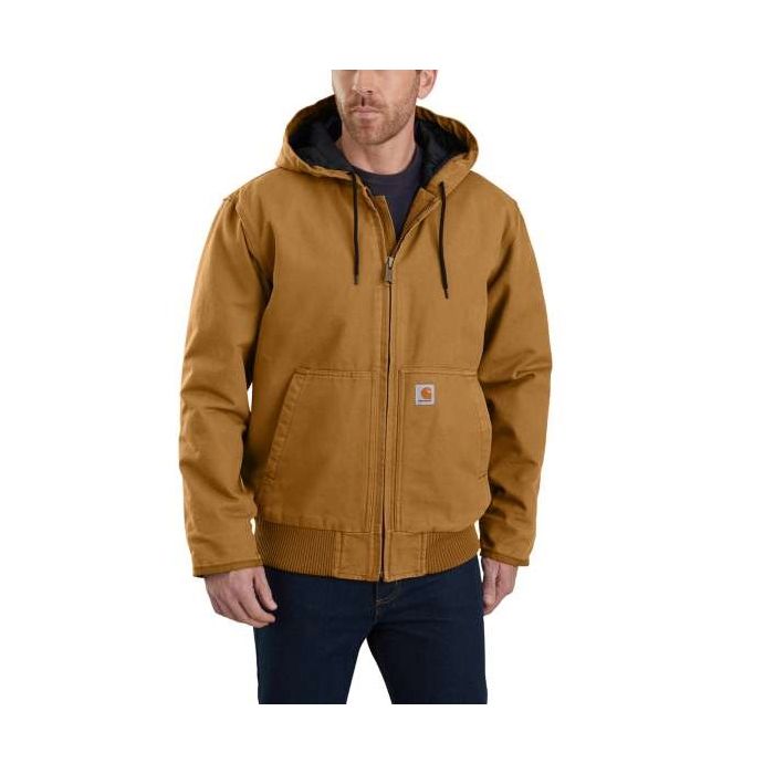 Carhartt Duck Active Jacket Veste, Brown, S Homme - 104050-BRN-S