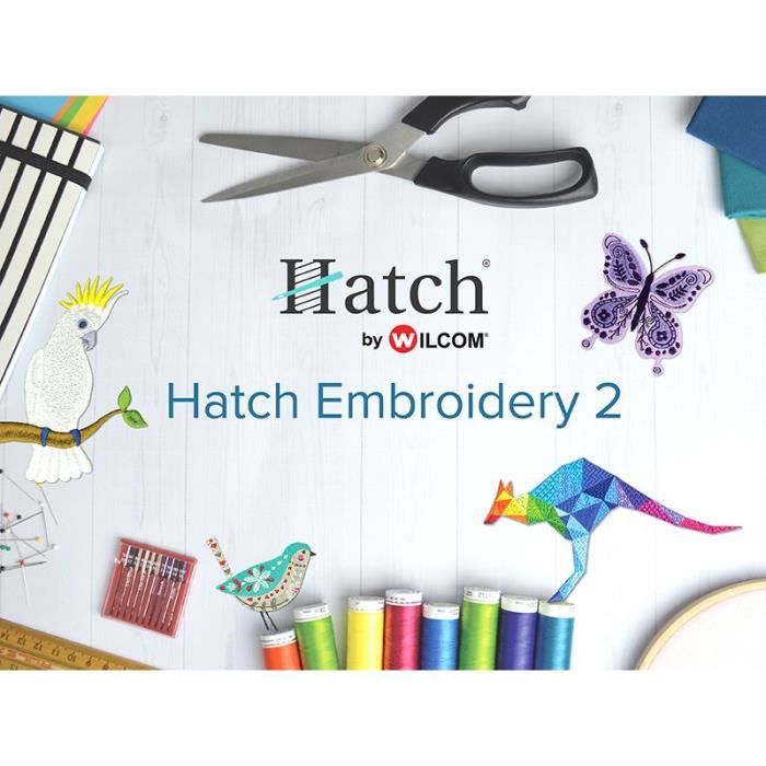 Logiciel Wilcom Embroidery Studio E4.2H Hatch 2025 - Neuf - Pour Broderie Numérique