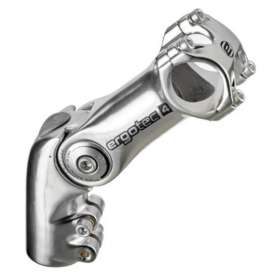 Potence De Vélo Ergotec Octopus 2 - Tige 180 Mm, Réglable, Pour Guidon 25,4 Mm
