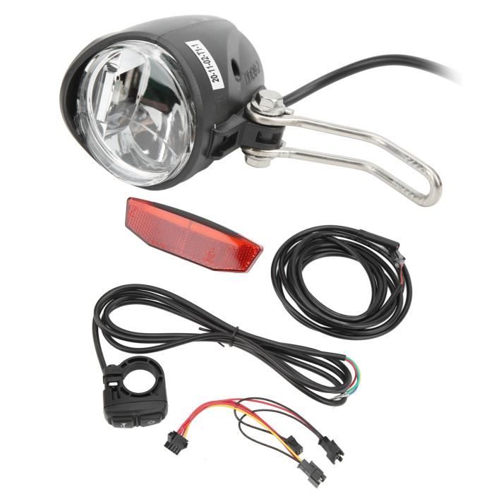 Kit d'éclairage de vélo électrique - FDIT - YIC - Phare à LED double interrupteur ABS 4