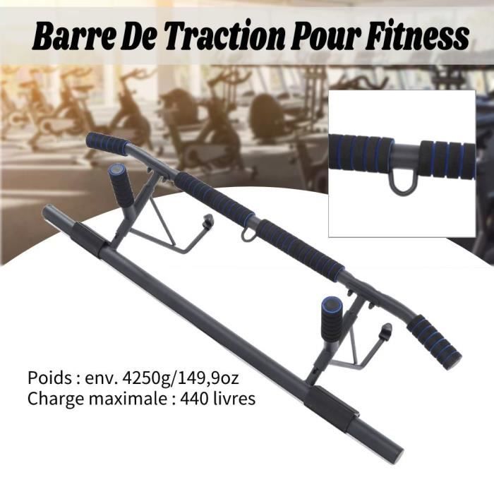 Barre De Traction Plafond Réglable - Support Jusqu'à 400 Lbs (environ 181 Kg), En Métal