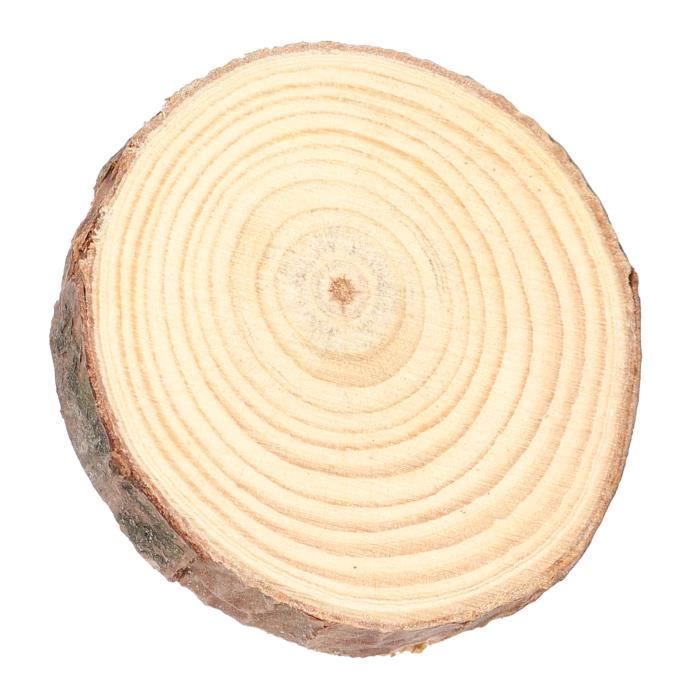 18 Rondins De Bois Naturel 8-10cm - Tranches De Pin Brut | Pour Déco